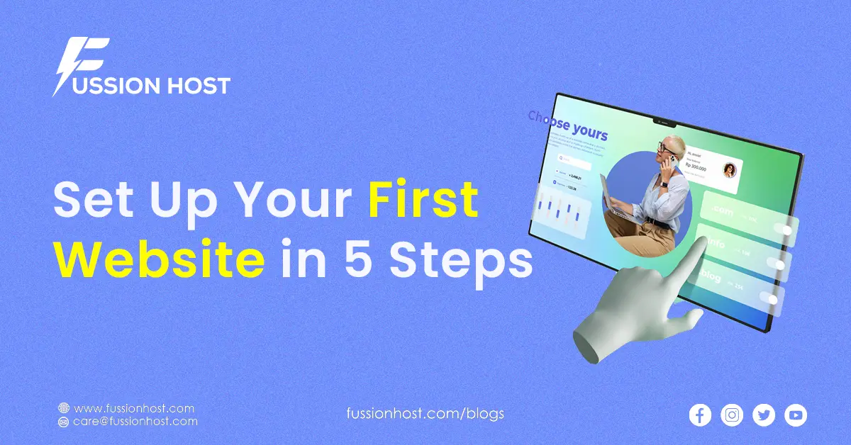 How to Set Up Your First Website in 5 Steps