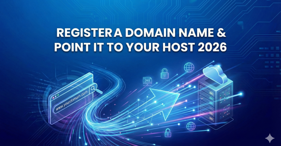Register a Domain Name & Point it to Your Host 2026