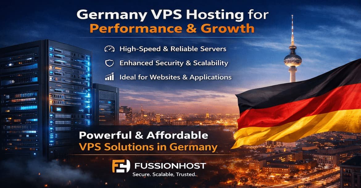 Germany VPS hosting server with fast, secure, high-performance infrastructure in Europe