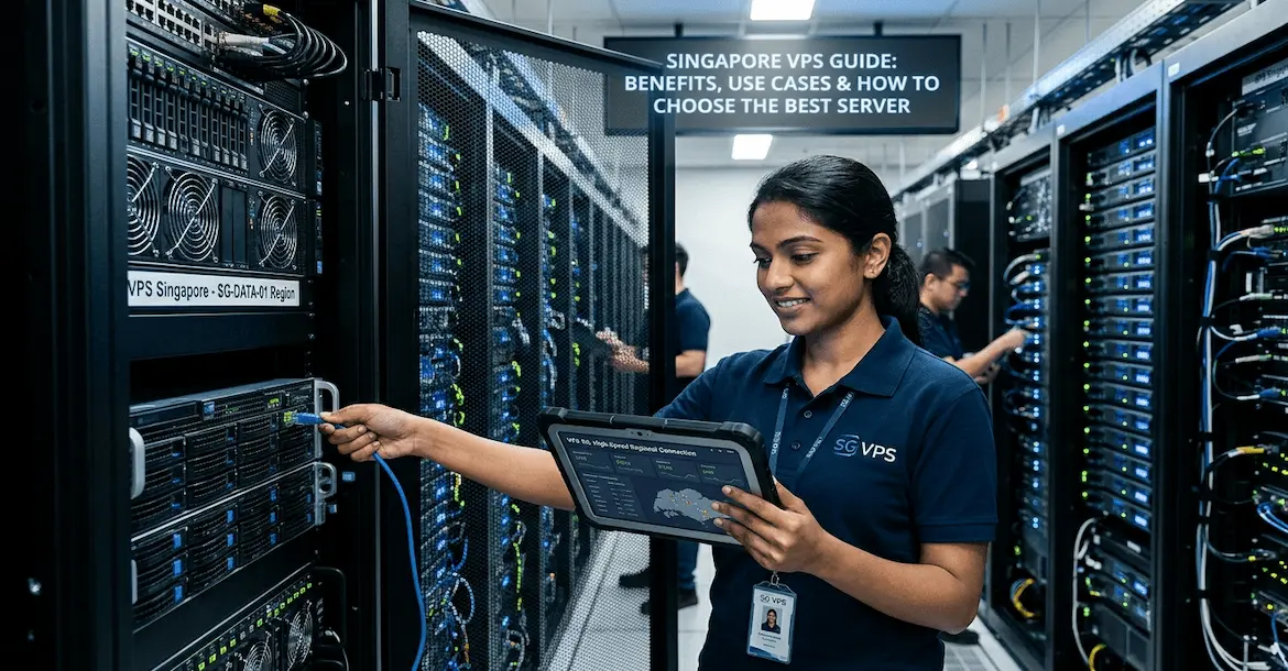Singapore VPS hosting data center with high-speed Asia-Pacific network connectivity and secure cloud infrastructure